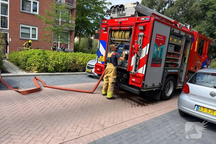 Flat tijdelijk ontruimd door brandmelding