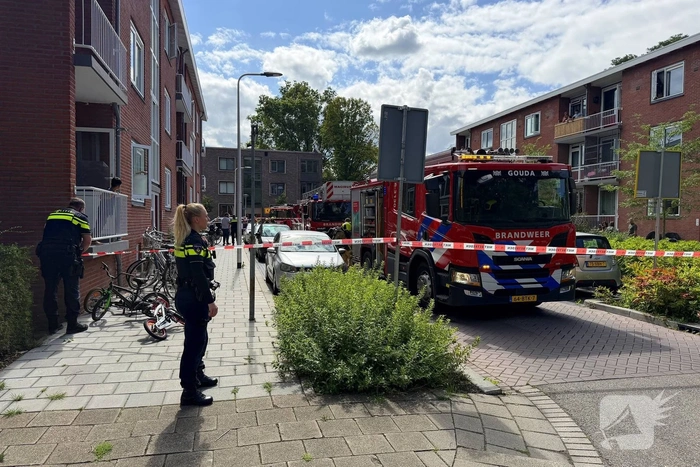 Flat tijdelijk ontruimd door brandmelding
