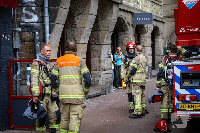 Grote brandweer inzet bij gebouwbrand