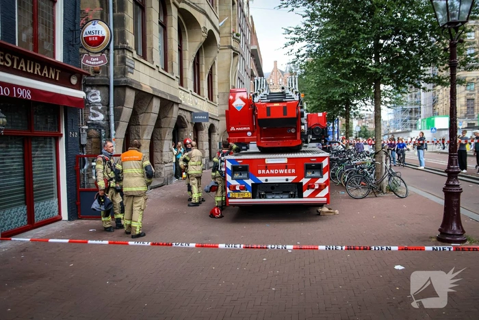 Grote brandweer inzet bij gebouwbrand