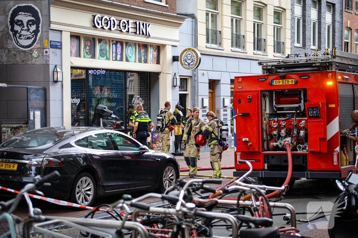 Grote brandweer inzet bij gebouwbrand