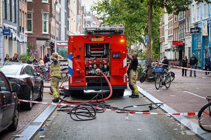Grote brandweer inzet bij gebouwbrand