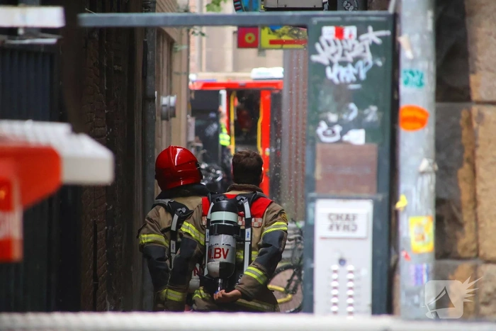 Grote brandweer inzet bij gebouwbrand