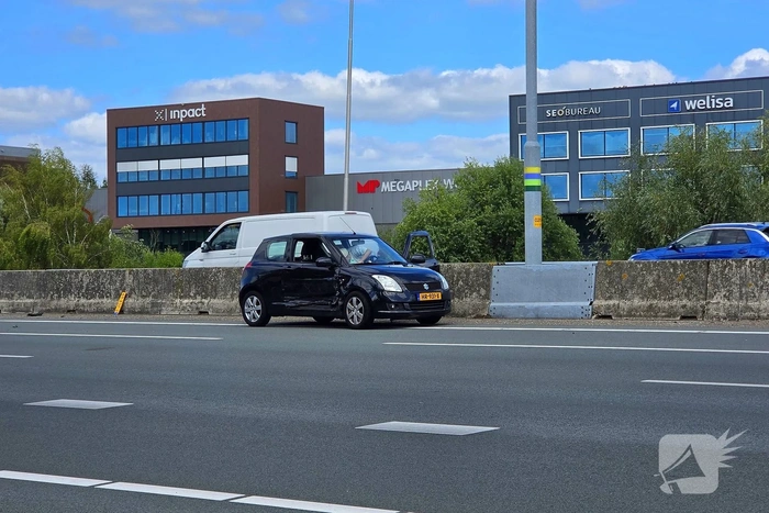 Twee voertuigen geborgen na ongeval