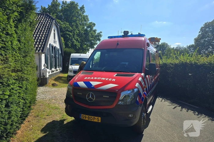 Brandweer ingezet voor gaslek tijdens werkzaamheden