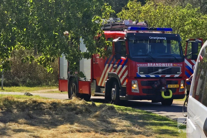 Brand in gemaaid veld veroorzaakt inzet brandweer