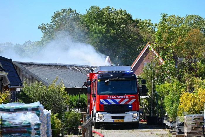 Uitslaande brand in gebouw