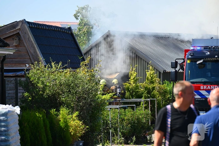 Uitslaande brand in gebouw