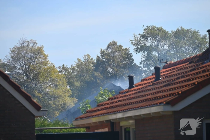Uitslaande brand in gebouw