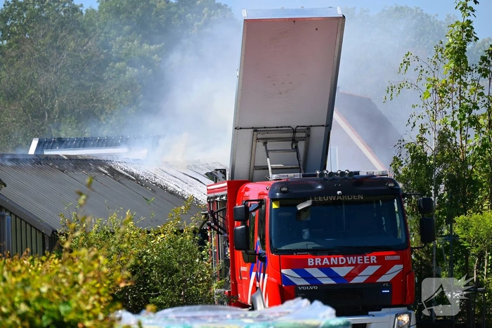 Uitslaande brand in gebouw