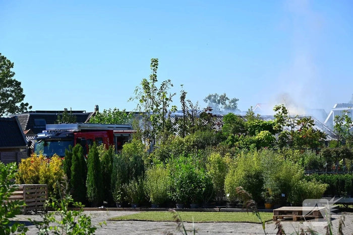 Uitslaande brand in gebouw