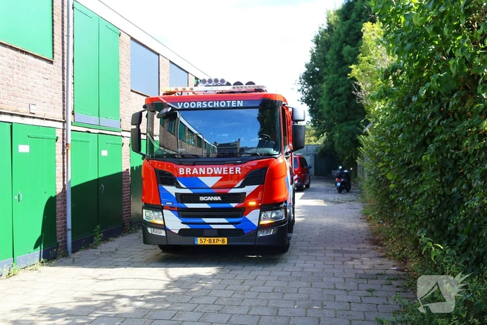 Hulpdiensten ingezet bij garagebox na mislukte experiment met vreemde stoffen