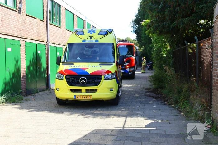 Hulpdiensten ingezet bij garagebox na mislukte experiment met vreemde stoffen