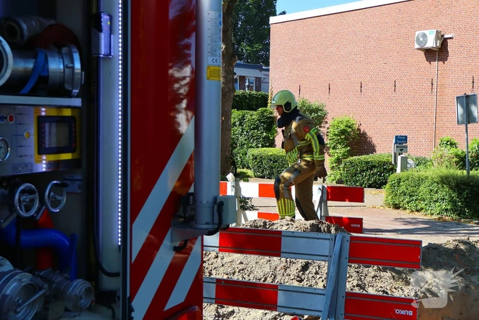 Brandweer ingeschakeld bij gaslek