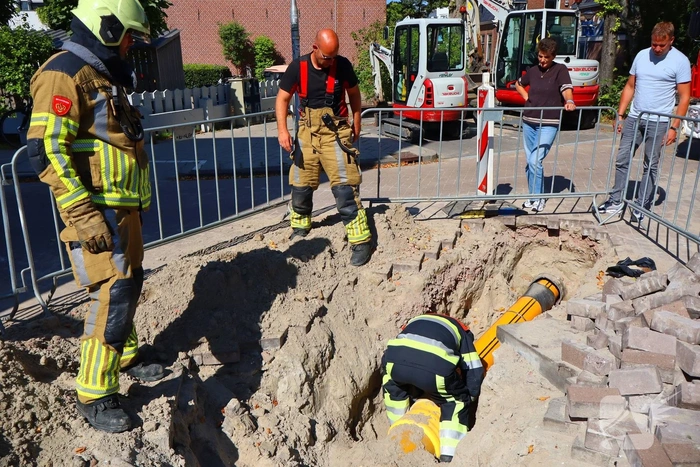 Brandweer ingeschakeld bij gaslek