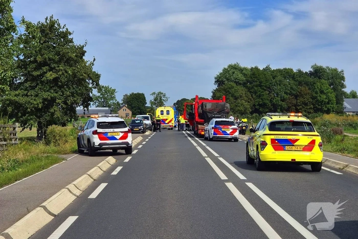 Fietser en automobilist betrokken bij ernstig ongeval