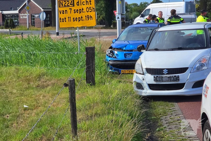 Ongeval tussen twee voertuigen