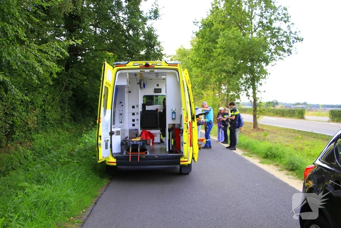 Fietser gewond bij aanrijding met auto