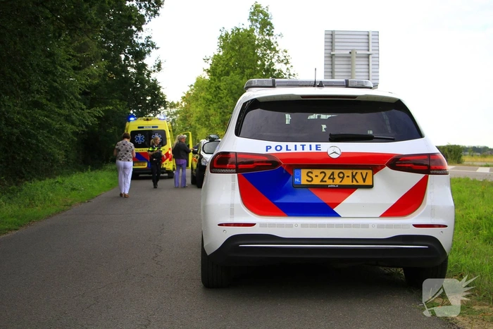 Fietser gewond bij aanrijding met auto
