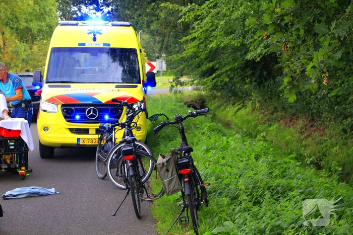 Fietser gewond bij aanrijding met auto