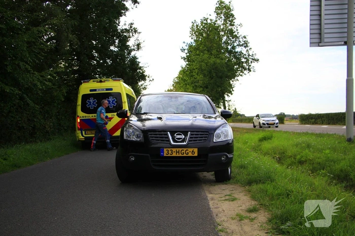 Fietser gewond bij aanrijding met auto