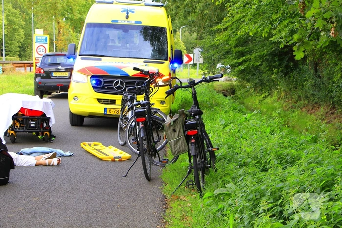 Fietser gewond bij aanrijding met auto