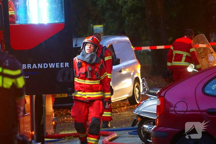 Brand in woning leidt tot grote inzet van brandweer