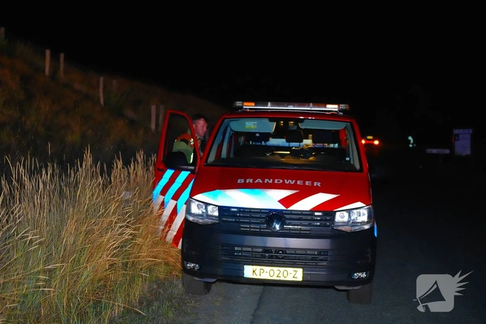 Brand door ventilator in schuur