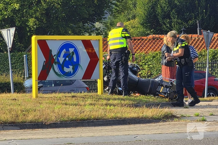 Motorrijder gewond bij aanrijding