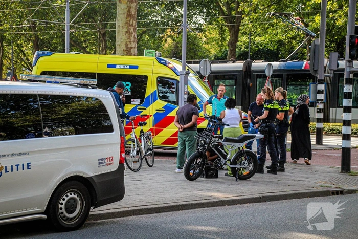 Fatbiker en automobilist betrokken bij ongeval