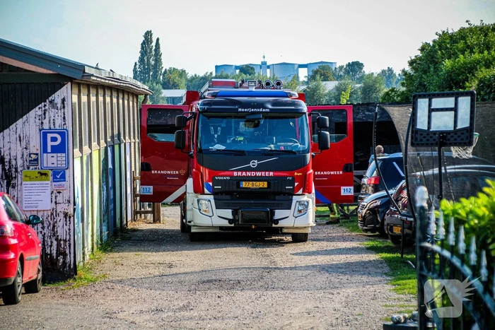 Brand bij zorgboerderij snel geblust
