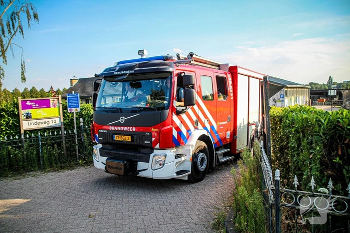 Brand bij zorgboerderij snel geblust