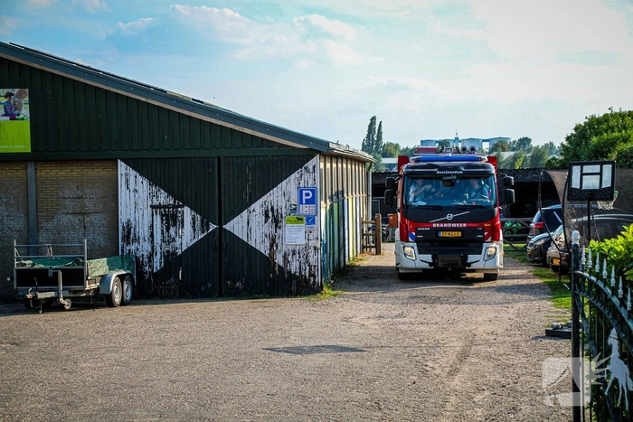 Brand bij zorgboerderij snel geblust