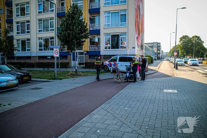 Ongeval tussen auto en fietser