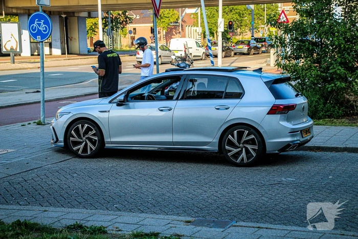 Ongeval tussen auto en fietser
