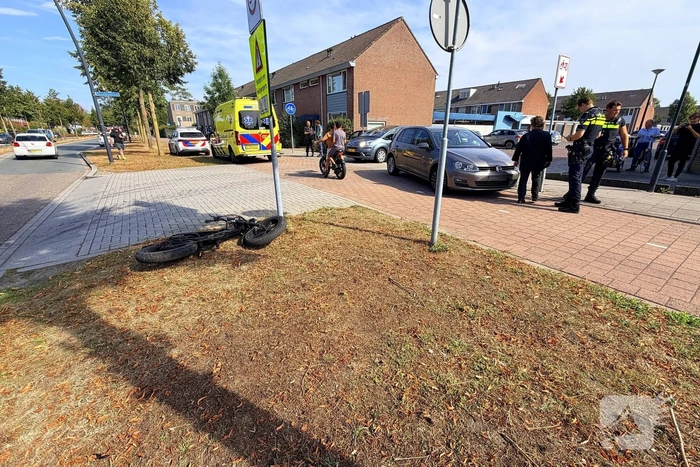 Fatbiker gewond na aanrijding met auto