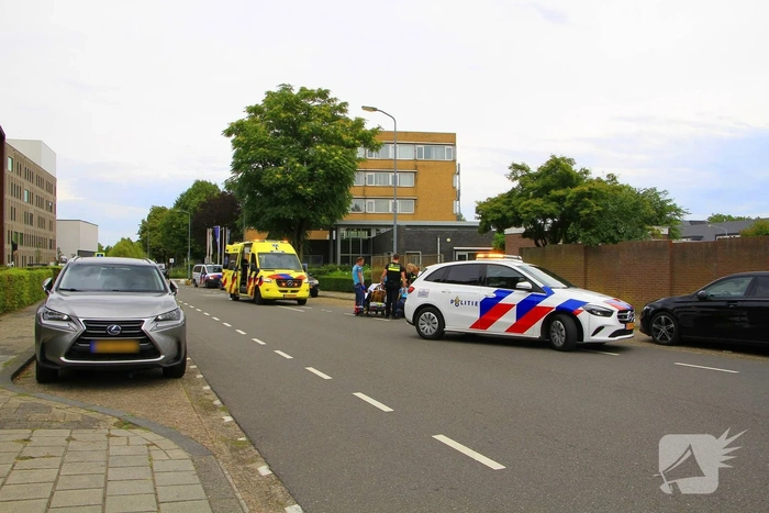 Vrouw gewond na fietsongeval