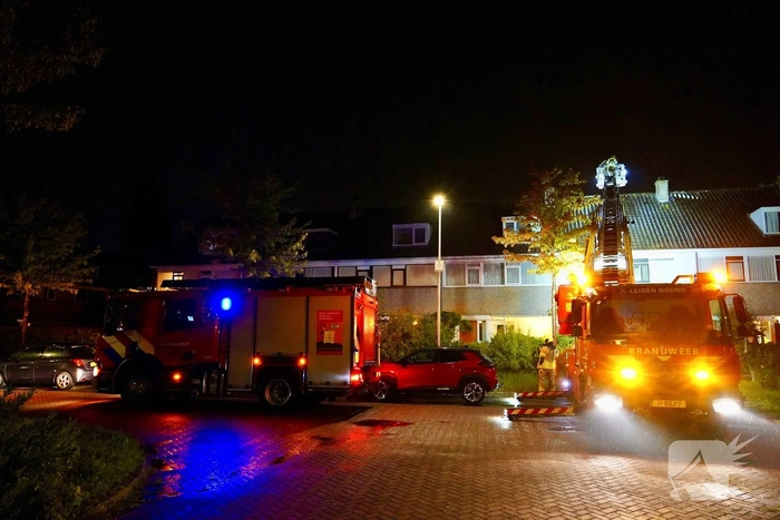 Inzet brandweer na mogelijke blikseminslag
