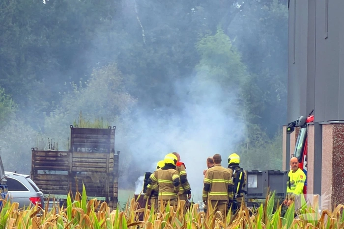 Industriebrand in Uden tijdens afvalverbranding