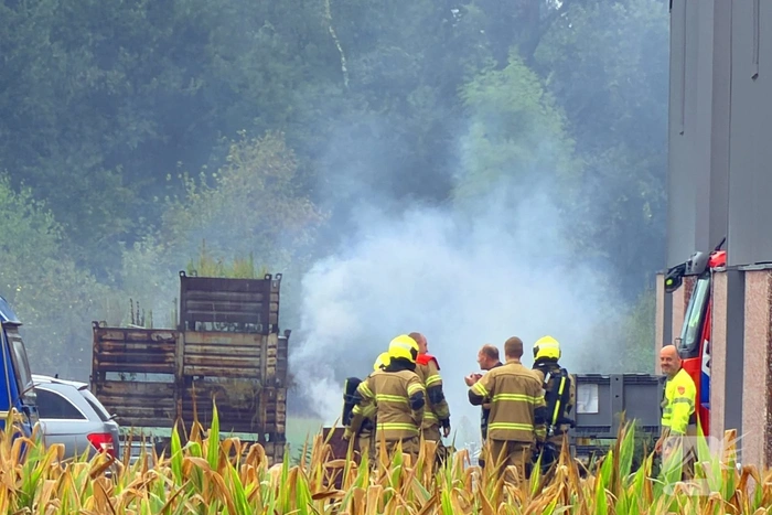 Industriebrand in Uden tijdens afvalverbranding