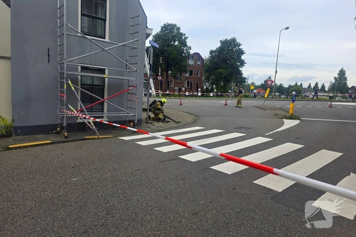 Gaslekkage ontdekt tijdens werkzaamheden