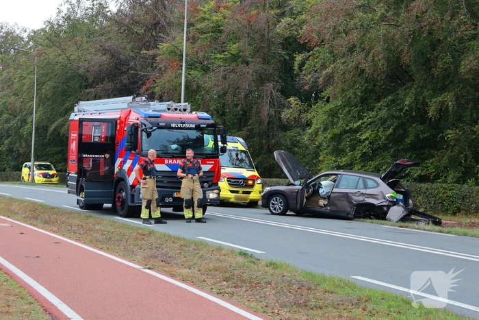 Zwaar ongeval tussen vier auto's zorgt voor gewonden