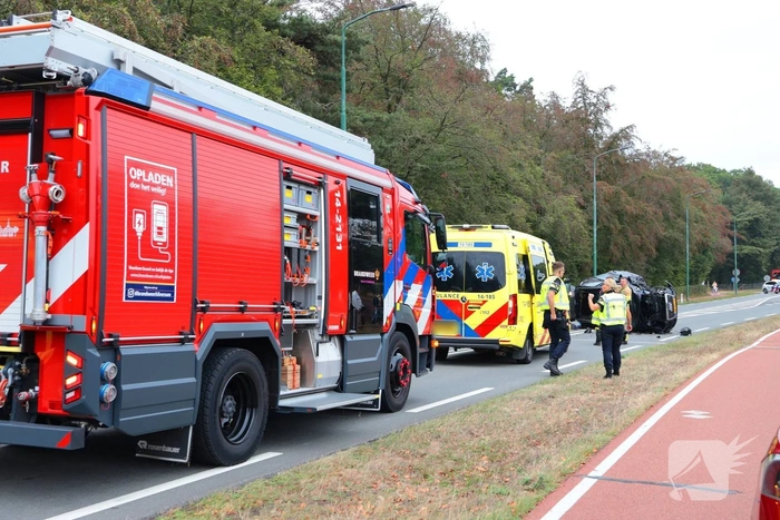 Zwaar ongeval tussen vier auto's zorgt voor gewonden
