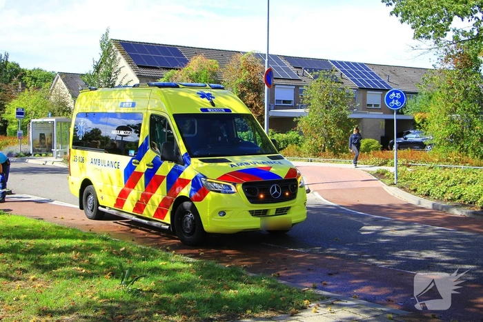 Fietser gewond na val tijdens remactie