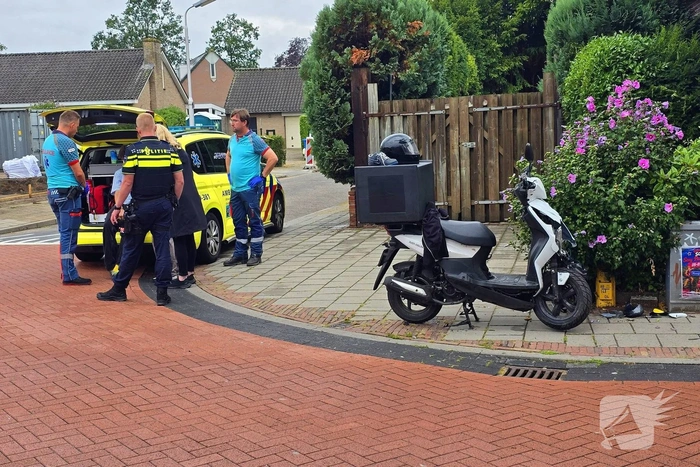 Maaltijdbezorger betrokken bij ongeval