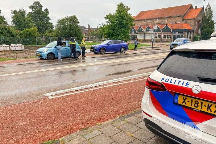 Ongeval tussen twee voertuigen