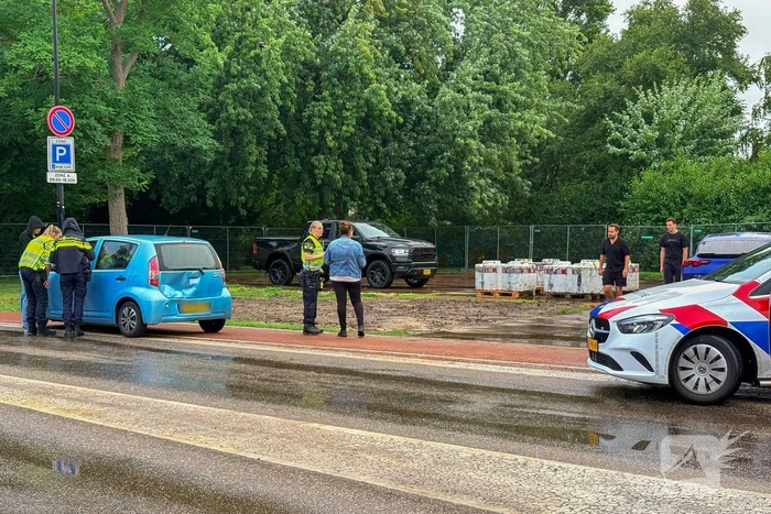Ongeval tussen twee voertuigen