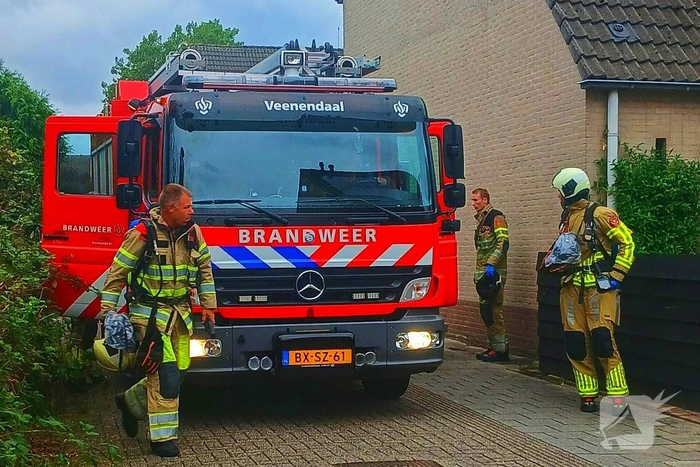 Vrouw raakt gewond bij brand in woning