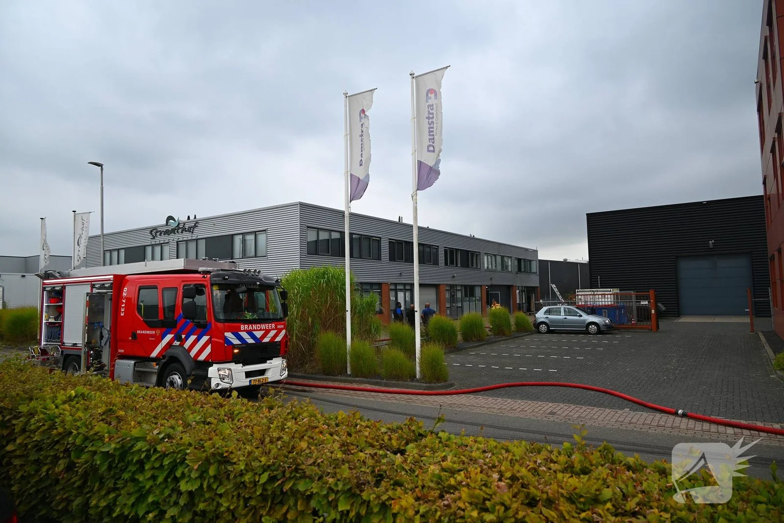 Brandweer schaalde snel op naar middelbrand