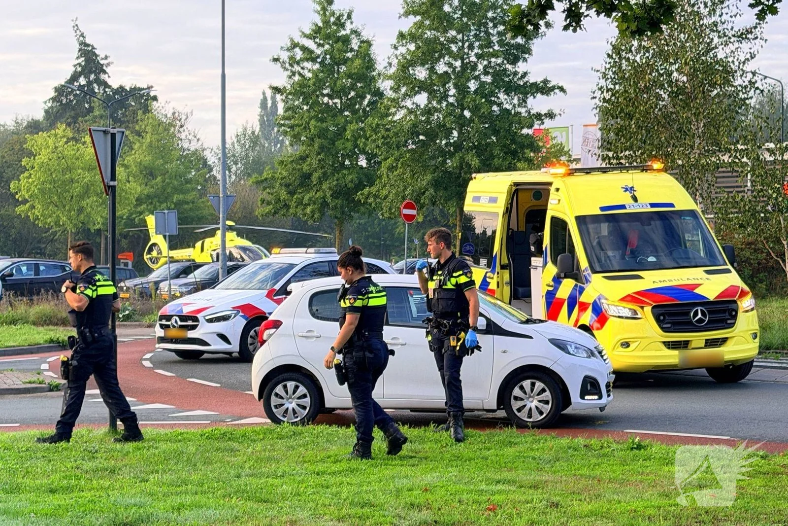 Fietser gewond bij aanrijding met auto